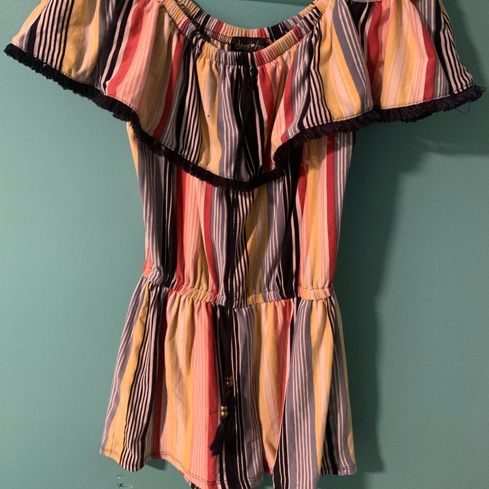 Off the shoulder romper